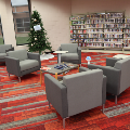 Front View of Palm View Branch Library