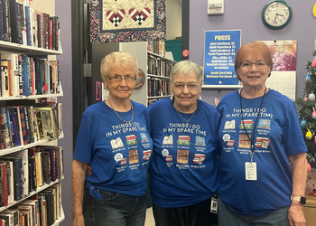 Image of Library Advocates in Bookstore