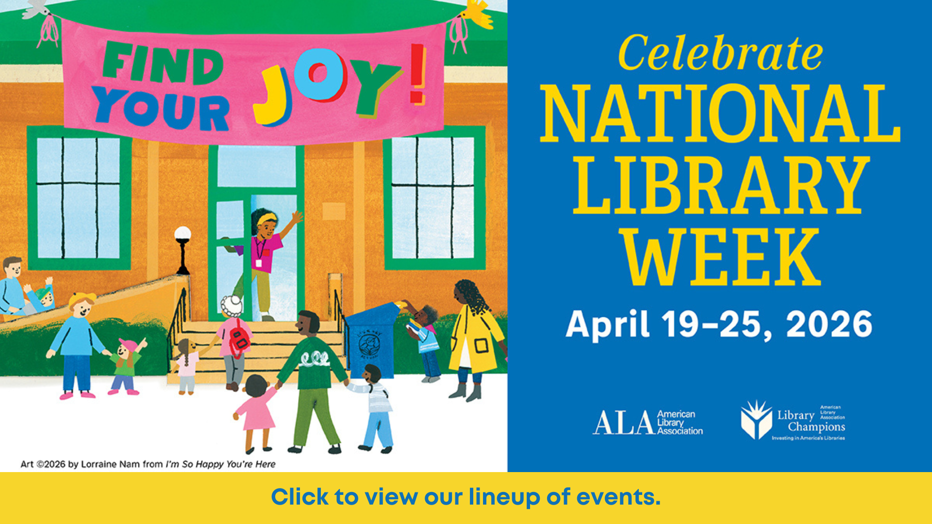 Click Here to view our National Library Week Lineup