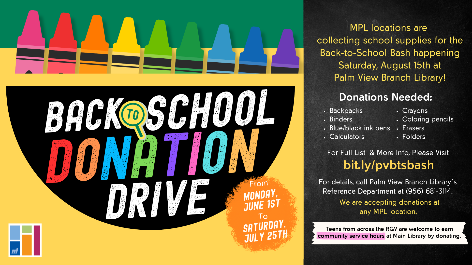 Image for Back to School Bash Donation Drive