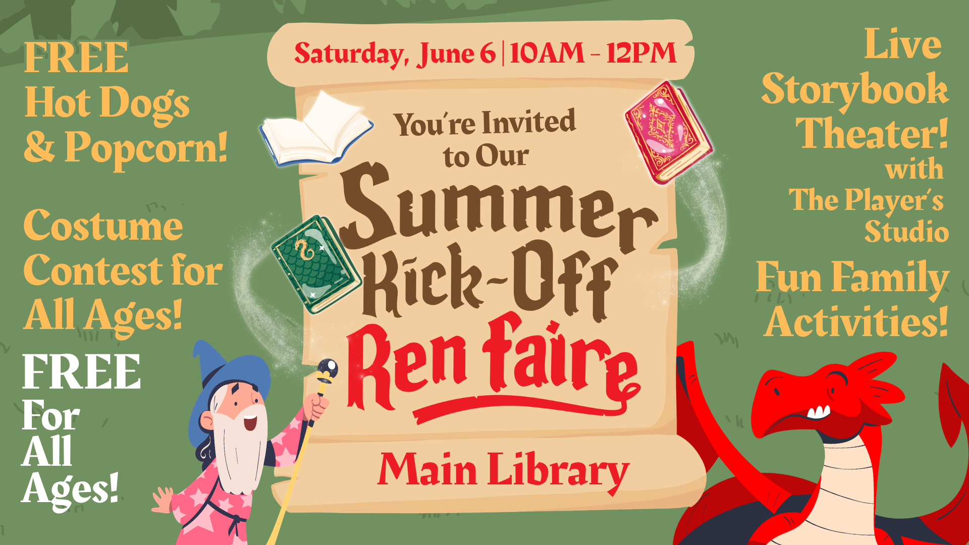 Ren Faire at Main Library