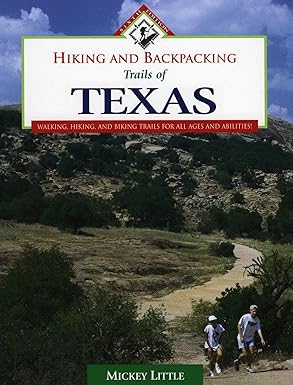 Book Cover of "Hiking and backpacking trails of Texas"